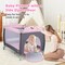 Babyjoy 3 in 1 Baby Playard Portable Infant Nursery Center w/ Zippered Door Pink/Grey/Pink & White/Green